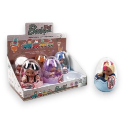 487130 LALKA BOBAS W JAJKU 10,5CM 6WZ BIGTOYS
