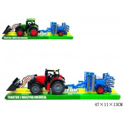 002184 TRAKTOR Z MASZYNĄ ROLNICZĄ BECZKA GAZELO