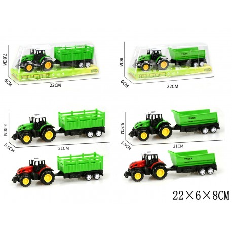 6003945 TRAKTOR Z PRZYCZEPĄ GAZELO