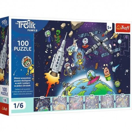 16537 TREFL PUZZLE 100el RELAKS W STYLU KAPIBARY