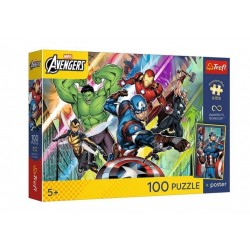 16551 TREFL PUZZLE 100el PREMIUM GABBY KOLOROWY KOCI ŚWIAT