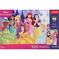 16553 TREFL PUZZLE 100el PREMIUM LILO & STITCH PLAŻOWE DNI