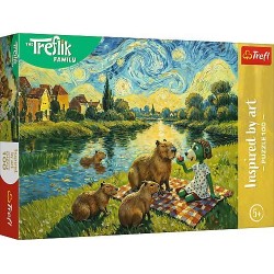 16561TREFL PUZZLE 100el RODZINA TREFLIKÓW INSPIRED BY ART SPOTKANIE W KAWIARNI
