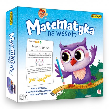 008117 ADAMIGO GRA MATEMATYKA NA WESOŁO
