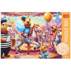 16565 TREFL PUZZLE 100el RODZINA TREFLIKÓW INSPIRED BY ART MAGIA GŁĘBIN