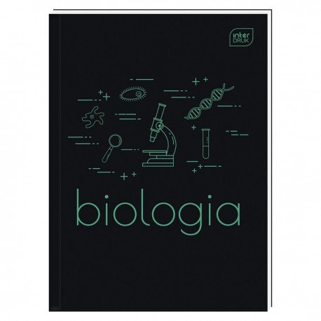 367457 BRULION ZESZYT W KRATKĘ A5 80 KARTEK BIOLOGIA INTERDRUK