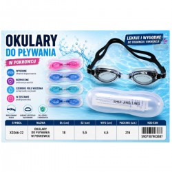 903887 OKULARY DO PŁYWANIA W ETUII FHTOYS
