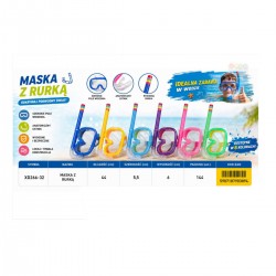 903894 MASKA Z RURKĄ DO PŁYWANIA W ETUII FHTOYS