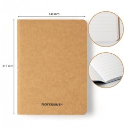 004125 ZESZYT ECO KRAFT A5 56K LINIA SZTUKA RODZINNA