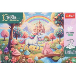 16573 TREFL PUZZLE RODZINA TREFLIKÓW, INSPIRED BY NATURE 100 EL. MAGICZNE ŚWIATY