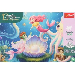 16574 TREFL PUZZLE RODZINA TREFLIKÓW, INSPIRED BY NATURE 100 EL. JEDNOROŻEC W SŁODYCZOLANDII