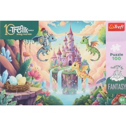 16575 TREFL PUZZLE RODZINA TREFLIKÓW, INSPIRED BY NATURE 100 EL. W KRAINIE SYRENEK