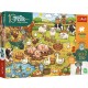 16588 TREFL PUZZLE RODZINA TREFLIKÓW, SEEK&FIND 100 EL. BOBRY W AKCJI