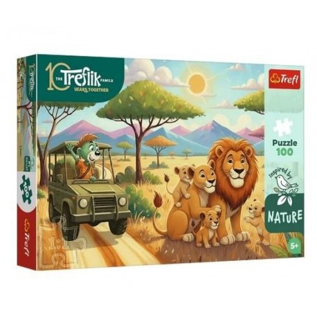 16589 TREFL PUZZLE RODZINA TREFLIKÓW, SEEK&FIND 100 EL. WIEŚ