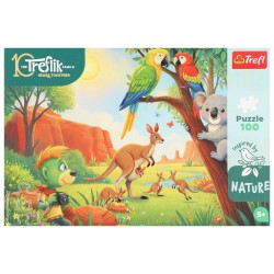 16593 TREFL PUZZLE RODZINA TREFLIKÓW, INSPIRED BY NATURE 100 EL. LWY