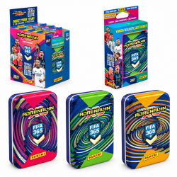 038859 PANINI FIFA 365 2027 AXL MINIPUSZKA ADRENALYN