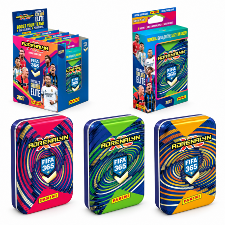 038859 PANINI FIFA 365 2027 AXL MINIPUSZKA ADRENALYN