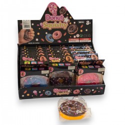 901117 DONUT DONAT GNIOTEK SQUISHY ANTYSTRESOWY 3 KOLORY
