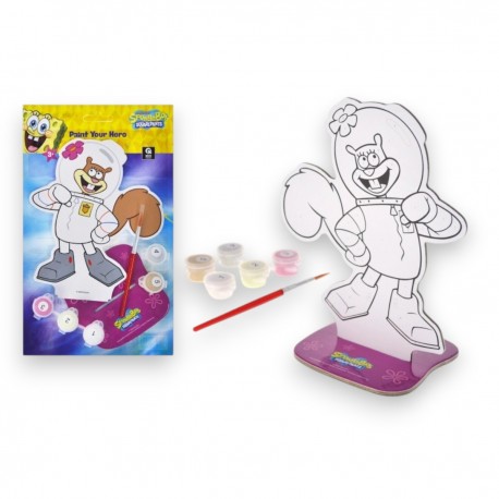 963464 ZESTAW DO MALOWANIA PO NUMERACH FIGURKA SPONGEBOB MAKSIK