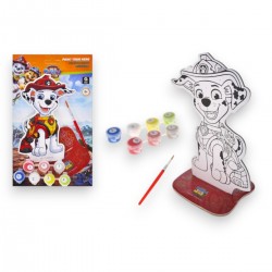 963525 ZESTAW MALOWANIE PO NUMERACH FIGURKA PAW PATROL MARSHALL MAKSIK