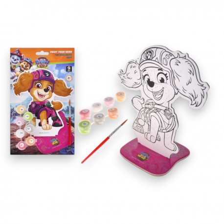963532 ZESTAW MALOWANIE PO NUMERACH FIGURKA PAW PATROL SKY MAKSIK