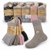 888685 SKARPETKI GRUBE STYLOWE SKARPETY WEŁNA Z MERYNOSÓW MARINO WOOL