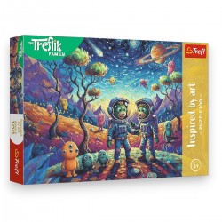 16561TREFL PUZZLE 100el RODZINA TREFLIKÓW INSPIRED BY ART SPOTKANIE W KAWIARNI