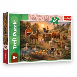 16608 PUZZLE 100 EL. SPOOKY STORIES - LEŚNA DRUŻYNA CZARÓW TREFL