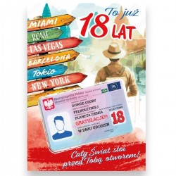 862187 GIFT-M-200 URODZINY 18 ARMIN STYLE