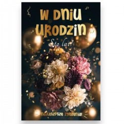 861753 GM-1399 KARNET PRZESTRZENNY URODZINY ARMIN STYLE