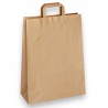 016689 TORBA PAPIEROWA BRĄZOWA 42X32X16 CM UCHWYT PŁASKI - 1 SZT 7&7
