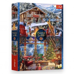 37540 TREFL PUZZLE 2 X 500 EL. ŚWIĘTA W GÓRACH