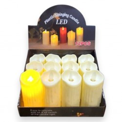 6496750 ŚWIECA LED 10CM RUCHOMY PŁOMIEŃ BIGTOYS