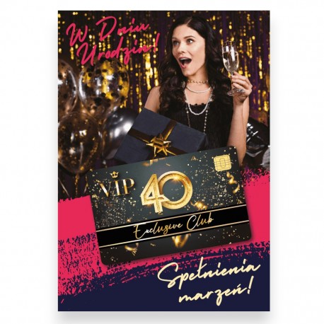 699692 KARNET 40 LAT GIFT-M-172 ARMIN STYLE
