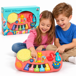 601384 PIANINKO KEYBOARD POCIĄG LOKOMOTYWA