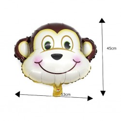 358478 BALON FOLIOWY MAŁPKA 53 X 45 CM ADAR