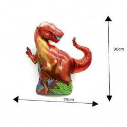 358546 BALON FOLIOWY DINOZAUR T-REX 90 X 79 CM ADAR