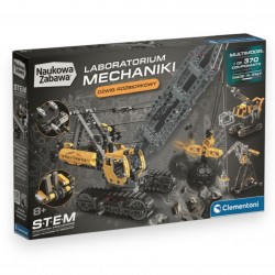 507184 CLEMENTONI LABORATORIUM MECHANIKI DŹWIG ROZBIÓRKOWY NAUKOWA ZABAWA