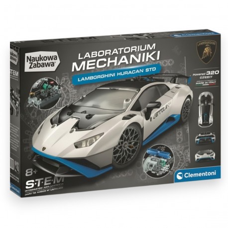 504701 CLEMENTONI LABORATORIUM MECHANIKI - LAMBORGHINI HURACAN STO NAUKOWA ZABAWA