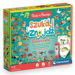 502912 CLEMENTONI SZUKAJ I ZNAJDŹ ZWIERZĘTA UCZĘ SIĘ BAWIĄC