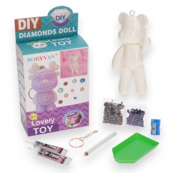 789853 ZESTAW ARTYSTYCZNY DO WYKLEJANIA DIAMENTOWE FIGURKI MIX BRELOK PEGAZ