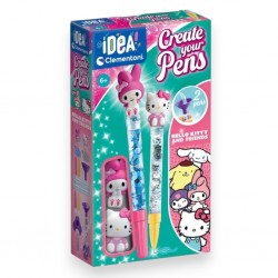 184316 CLEMENTONI MINI FABRYKA DŁUGOPISÓW HELLO KITTY I PRZYJACIELE