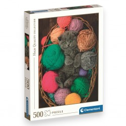 356126 CLEMENTONI PUZZLE 500 el. FLUFFY KITTEN