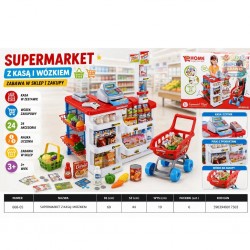 017303 SUPERMARKET Z KASĄ I WÓZKIEM FHTOYS
