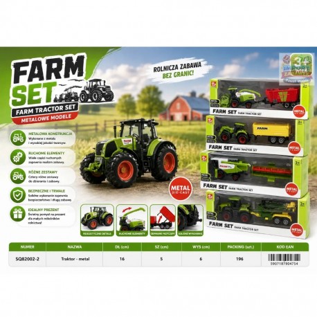 904754 TRAKTOR METAL FHTOYS