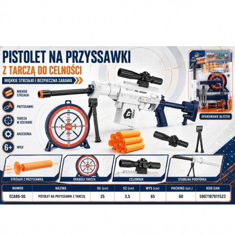 911523 PISTOLET NA PRZYSSAWKI FHTOYS