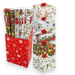769930 PAPIER PREZENTOWY OZDOBNY ŚWIĄTECZNY 200x70 POLMAK