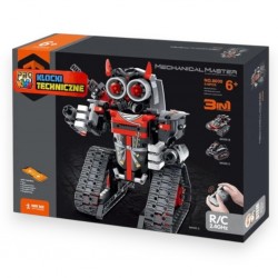 005567 KLOCKI TECHNICZNE 3W1 ROBOT AUTO CZERWONY STEROWANY PRO KIDS