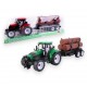 009282 TRAKTOR POD KLOSZEM Z PRZYCZEPĄ KŁONICOWĄ MIX PRO KIDS
