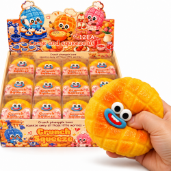691068 GNIOTEK SQUISHY DO ŚCISKANIA CHRUPIĄCY CRUNCHY ANANAS/BUŁKA